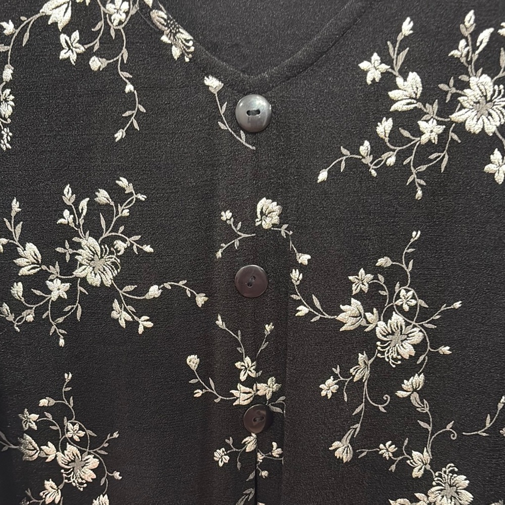 Vintage More Jazz Floral Short Sleeve Dress - Picture 5 of 8